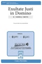 Exultate Justi in Domino Two-Part choral sheet music cover